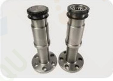 Agitator half shaft