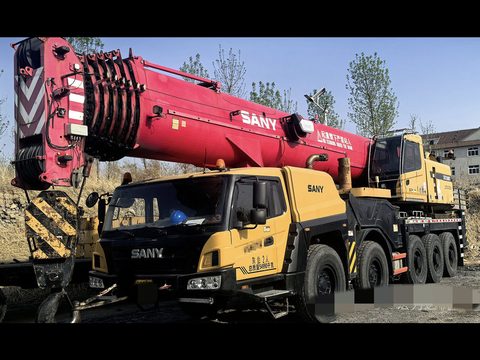 2018 SANY 100 t truck crane