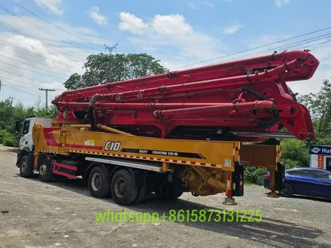 Pompe SANY 62 m · 2021 · châssis Mercedes-Benz, Automatic Gearbox
