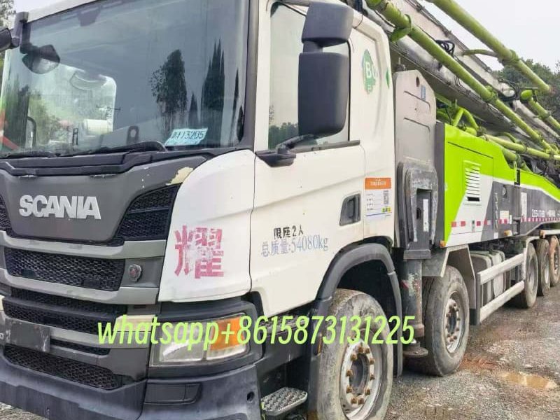 2019 Zoomlion 63 m pump truck · Scania