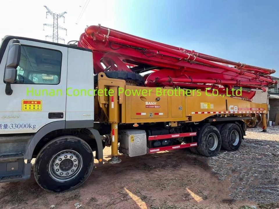 2019 SANY 49 m pump truck · MB Chassis
